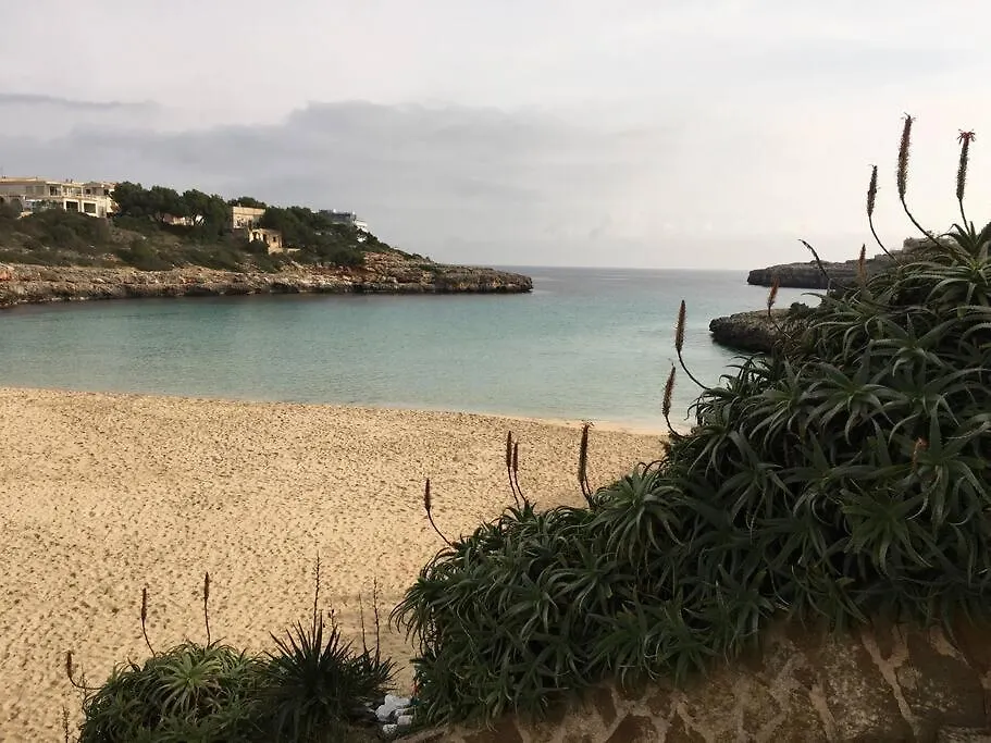 Beach Front Apartment In Cala Marsal With The Sea View ! Portocolom  Spain